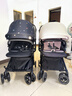 愛(ài)貝麗嬰兒推車(chē)輕便雙向一鍵收車(chē)可坐躺高景觀(guān)四輪萬(wàn)向避震新生兒嬰兒車(chē) MAX6 12克拉（推把換向） 曬單實(shí)拍圖