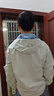 貴人鳥(niǎo)雙面穿外套男春秋季新款美式工裝連帽夾克男上衣服 米色 XL 曬單實(shí)拍圖