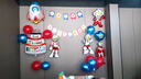 光多拉奧特曼生日場(chǎng)景布置兒童氣球主題裝飾男孩周歲派對布置投屏背景墻 曬單實(shí)拍圖