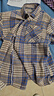 貓人（MiiOW）格子襯衫男士春秋季潮流休閑百搭長(cháng)袖襯衣男寬松透氣外套衣服男裝 曬單實(shí)拍圖