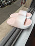 紅豆厚底拖鞋女款2026新款室內家居浴室防滑防臭eva踩屎感涼拖鞋男士 白粉【個(gè)性漸變】 38-39 標準碼 曬單實(shí)拍圖