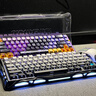 重力星球破繭75K1機械鍵盤(pán)無(wú)線(xiàn)/有線(xiàn)藍牙三模電競游戲鼠標鍵盤(pán)套裝gasket客制化金屬RGB燈光鍵鼠套裝 【K1 專(zhuān)業(yè)版】漸變黑（星粉軸） 曬單實(shí)拍圖