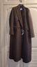 紅袖高端雙面呢大衣2025冬季新款女裝【人生大衣】雙排扣正肩毛呢外套 松果棕043 L 曬單實(shí)拍圖