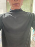 佐尚鳥(niǎo)兩件裝冬季長(cháng)袖T恤加絨保暖打底毛衣男士高領(lǐng)打底衫針織衫上衣 卡其+黑色 XL-建議110-130斤左右 曬單實(shí)拍圖