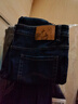 HLA海瀾之家直筒牛仔褲男內里磨毛保暖時(shí)尚褲子男冬新年 曬單實(shí)拍圖