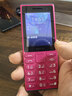 諾基亞（NOKIA）108 4G AI版移動(dòng)聯(lián)通電信廣電全網(wǎng)通 2.4英寸雙卡雙待 直板按鍵學(xué)生老人老年人功能機備用手機粉色 曬單實(shí)拍圖