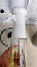 艾美諾（AMINNO）噴油瓶噴霧廚房家用油壺橄欖油食用油燒烤噴壺減脂控油霧化噴油壺 升級玻璃款【白色噴油壺】2只裝 曬單實(shí)拍圖