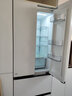 美的（Midea）400L法式四開(kāi)門(mén)冰箱超薄零嵌入式小戶(hù)型一級能效風(fēng)冷無(wú)霜節能變頻以舊換新白色MR-418WFPE國家補貼 曬單實(shí)拍圖