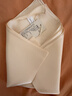 絲界2025秋冬新款桑蠶絲純色真絲巾女百搭紗巾領(lǐng)巾通勤薄款裝飾 米色 53*53 曬單實(shí)拍圖