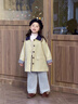 圖圖小象女童風(fēng)衣外套2026新款春兒童中長(cháng)款休閑復古純棉風(fēng)衣時(shí)髦洋氣上衣 卡其色 140 身高約140cm 曬單實(shí)拍圖