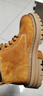 馬克華菲馬丁靴男秋冬季2025新款大黃靴男士真皮靴子復古戶(hù)外靴 大漠黃 40 曬單實(shí)拍圖