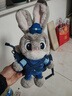 迪士尼（Disney）瘋狂動(dòng)物城朱迪斜挎包兔子玩偶包毛絨玩具娃娃女孩生日禮物女朋友 曬單實(shí)拍圖