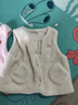 戴維貝拉女童毛絨背心秋裝男童洋氣馬甲兒童寶寶坎肩童裝 曬單實(shí)拍圖