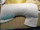 孕婦枕頭護腰側睡枕懷孕睡覺(jué)輔助神器托腹抱枕孕媽哺乳靠枕墊腰枕 U型-進(jìn)口COOLMAX【送小月牙枕】 曬單實(shí)拍圖