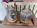 FUNORK全自動(dòng)上水電熱水壺 茶臺燒水壺家用辦公茶桌一體機茶幾嵌入式茶具電茶爐套裝 金色雙加水蒸茶款 曬單實(shí)拍圖