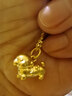 周大生黃金吊墜女足金小狗吊墜時(shí)尚精致送女友情人節生日禮物情人節禮物 約0.8g（贈925銀項鏈） 曬單實(shí)拍圖
