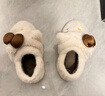 俞兆林（YUZHAOLIN）包跟棉拖鞋女冬季可愛(ài)室內家居保暖棉鞋月子鞋 YR719 杏色 40-41 曬單實(shí)拍圖