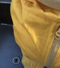 戶(hù)外嬰兒爬行服連體衣兒童寶寶外出純棉罩衣防臟全身春秋爬行罩衣 HNS9857姜黃色 80cm 曬單實(shí)拍圖