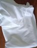 立蒙（LIMENG）男女裝素色180g全棉短袖t恤圓領(lǐng)寬松體恤打底衫 白色 3XL 曬單實(shí)拍圖