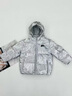 NIKE 耐克童裝男童保暖短款羽絨服冬季新款滿(mǎn)印兒童新年衣服外套 銀灰色 90絨 清潔度1000+ 110 /52 充絨量84克【建議身高98-104cm】 曬單實(shí)拍圖