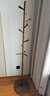 棲音閣實(shí)木衣架落地臥室衣帽架客廳掛衣服架子落地衣架家用立式掛包架 曬單實(shí)拍圖