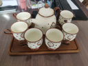 DearDali喬遷禮物實(shí)用高檔送人茶具整套搬家禮品喬遷新居之喜茶壺水杯套裝 （快至隔日達）赫拉兔禮盒裝 一壺6杯+托盤(pán) 曬單實(shí)拍圖