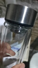 天喜（TIANXI）玻璃杯雙層加厚水杯男女帶茶隔泡茶杯大容量本色350ml禮物 曬單實(shí)拍圖