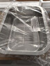 萊貝優(yōu)質(zhì)不銹鋼方盆瀝水籃洗菜盆中長(cháng)方形家用廚房漏盆子過(guò)濾篩盆收納 雙層套裝(瀝水+收納) 曬單實(shí)拍圖