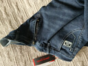 皮爾卡丹（pierre cardin）高端牛仔褲男秋冬季寬松直筒男褲潮流刺繡休閑褲子男裝 霧霾藍 33 曬單實(shí)拍圖