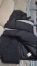 adidas保暖寬松舒適鴨絨連帽羽絨服面包服男秋冬阿迪達斯三葉草 黑色   S 曬單實(shí)拍圖