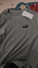 彪馬（PUMA）純棉寬松白色短袖T恤男女款新款黑色運動(dòng)上衣 691550 灰色-03 S (170/92A) 曬單實(shí)拍圖