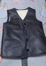 皮爾卡丹（pierre cardin）真皮馬甲男頭層牛皮中老年羊毛馬甲冬皮毛一體爸爸裝真皮馬夾背心 1812黑色【可拆卸羊毛內膽】 L 建議100-120斤 曬單實(shí)拍圖