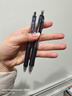 uni三菱【熱門(mén)商品】uni-ball UMN-138按動(dòng)黑色中性筆0.38mm黑筆簽字筆商務(wù)學(xué)生水性筆套裝 5支 曬單實(shí)拍圖