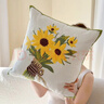 微光里 沙發(fā)抱枕含高彈枕芯靠枕頭向日葵抱枕小清新ins客廳床上飄窗靠墊 手捧花抱枕45cm【含高彈內芯】 曬單實(shí)拍圖