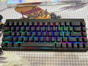 前行者（EWEADN）DK68有線(xiàn)無(wú)線(xiàn)磁軸鍵盤(pán)機械藍牙三模男女生辦公便攜側刻RGB青軸磁軸電競游戲臺式電腦筆記本鍵盤(pán) 黑色【有線(xiàn)磁軸-無(wú)極軸】 曬單實(shí)拍圖