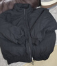 JEEP SPIRIT黑色飛行夾克羽絨服男款廓形短款工裝外套cleanfit美式痞帥棒球服 黑色【羽絨綿】【升級款】 3XL （身高180-195CM體重160-180斤） 曬單實(shí)拍圖