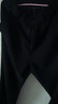 迪伽達cleanfit微喇休閑西褲子男士春夏秋冬季新款垂墜感柳葉彎刀直筒褲 SBXS-C911-6黑色 XL 曬單實(shí)拍圖