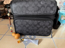 蔻馳（COACH）【品牌直供】新年禮物男士SULLIVAN小號斜挎包炭灰色/黑色CZ396 曬單實(shí)拍圖