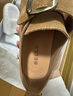 百麗（Belle）堅果拿鐵勃肯鞋女26春季新款商場(chǎng)厚底增高舒適復古休閑鞋F3V1DAA6 棕色 39 曬單實(shí)拍圖