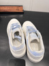 鴻星爾克（ERKE）女鞋板鞋2026新款正品百搭休閑運動(dòng)鞋女輕便軟底厚底增高小白鞋女 微晶白/蟬翼藍 37 曬單實(shí)拍圖