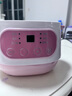 ALBER MOBILYA電燉鍋家用電燉盅隔水燉燕窩燉盅煲湯燉湯鍋迷你輔食鍋 健康養生【粉色】+蒸屜-蒸蛋器 1L 曬單實(shí)拍圖