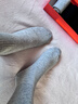 大嘴猴100%純棉襪子男士中筒秋冬運動(dòng)純棉襪防臭10A抗菌吸汗透氣6雙禮盒 曬單實(shí)拍圖