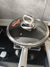 康巴赫炒鍋真鈦0涂層不粘鍋PRO版抗菌炒菜鍋電磁爐燃氣通用32cm 曬單實(shí)拍圖