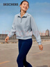 斯凱奇（Skechers）衛衣女士2026春季套頭翻領(lǐng)POLO衫長(cháng)袖上衣P425W072 曬單實(shí)拍圖