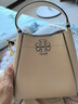 湯麗柏琦（Tory Burch）tb女包 女士手提包水桶包McGraw系列時(shí)尚潮流單肩斜挎包 送女友 焦糖色小號 74956 227 曬單實(shí)拍圖