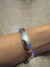 唯一（Winy）銀手鐲足銀9999素圈實(shí)心鐲子老人長(cháng)輩純銀飾品新年送媽媽生日禮物 曬單實(shí)拍圖