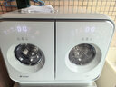 統帥（Leader）海爾出品 懶人內衣褲雙桶洗衣機 2KG洗烘 雙筒小型迷你 家電補貼XQGL20-ZHBD671WU1 張呈同款 曬單實(shí)拍圖