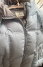 香影藍色泡芙羽絨服女短款2025冬季新款90白鴨絨拼接連帽保暖外套 航線(xiàn)藍 M 160/84A/95-110斤 曬單實(shí)拍圖