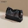 viney牛皮包包女包休閑流浪包輕奢斜挎鏈條包生日情人節禮物送女友老婆 曬單實(shí)拍圖