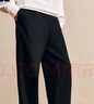 FILA 斐樂(lè )男女情侶款長(cháng)褲26春季新款休閑衛褲寬松運動(dòng)直筒褲子新年褲 【26春季新款-男子直口褲】正黑色-BK M 曬單實(shí)拍圖